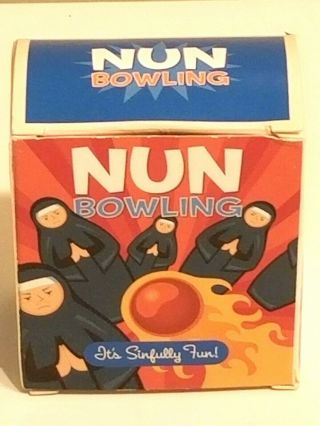 Vintage Novelty Gag Gift Bowling Nuns Retired Nib
