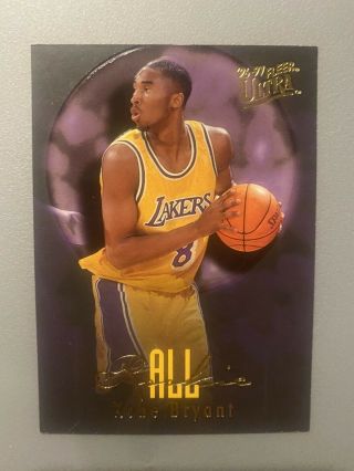 1996 - 97 Kobe Bryant Fleer Ultra All - Rookie Card Rc 3 Rare 3 Of 15 Sharp Corners