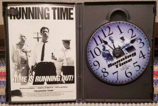 Running Time DVD RARE OOP Orig Anchor Bay release w/ insert Bruce Campbell 3