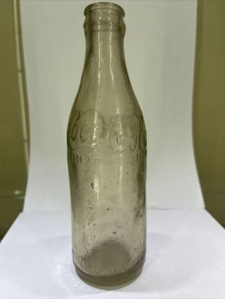 Rare Coca Cola Straight Sided Bottle Cartersville,  Ga Arrow Bottling Co 3