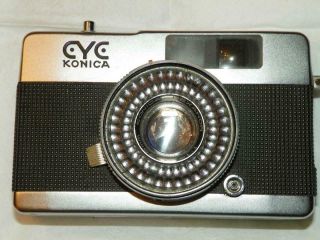 Rare Vintage Konica Eye,  35mm Half Frame Film Camera With Hexanon 30mm F1.  9 Lens