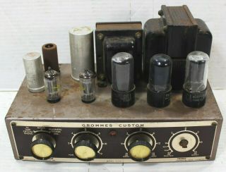 Very Rare Vintage Grommes 50pg - 3 Mono Tube Integrated Amp Amplifier