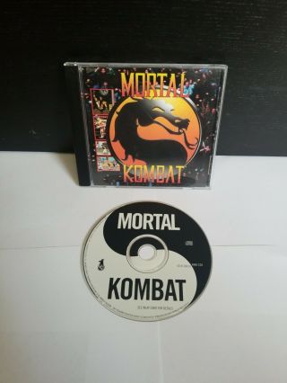 Mortal Kombat Maxi Cd Single The Immortals Techno House Remixes Oop Rare