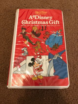 Disney - A Disney Christmas Gift (224vs) Vhs (white Clam Shell) Rare