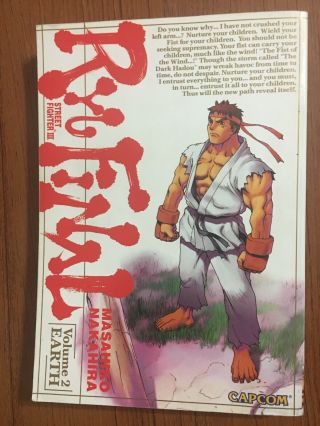 Ryu Final Street Fighter Iii Volume 2 Masahiko Rare Oop Ac Manga Graphic Novel