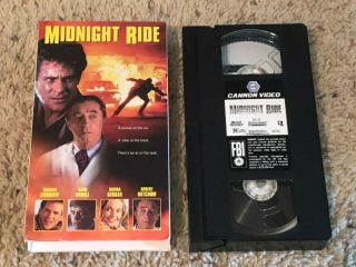 Midnight Ride Vhs Rare Action Thriller Cannon Video Mark Hamill Michael Dudikoff
