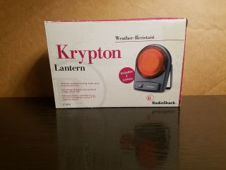 Vintage Krypton Flashlight - Weather - Resistant Lantern,  Radio Shack 61 - 854