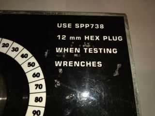 RARE SNAP ON TORQUE METER WRENCH TESTER SPP - 674B1 3