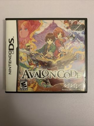 Avalon Code By Marvelous Entertainment ☆☆ Rare Complete (nintendo Ds) 3ds Game