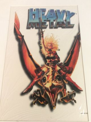 Heavy Metal Movie Cover Art Work Lithograph (very Rare) Limited Edition 1996