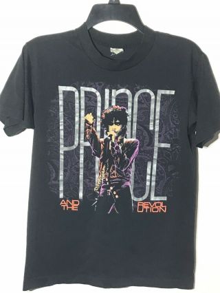 Rare Vintage 80s Prince And The Revolution World Tour 1985 Womens T Shirt Size M