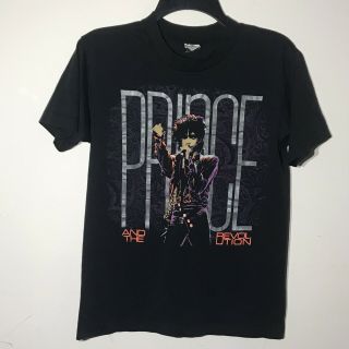 Rare Vintage 80s Prince And The Revolution World Tour 1985 Womens T Shirt size M 3