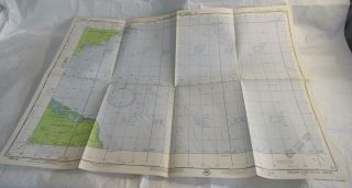 1956 Hsiang - Shui - Kou China Usaf Pilotage Chart Map Us Air Force Military Rare
