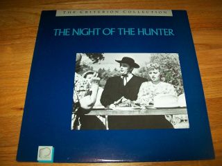 The Night Of The Hunter Criterion Laserdisc Ld Very Rare