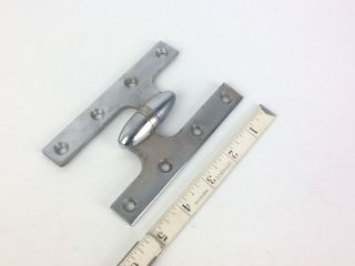 Vintage Stanley Olive Knuckle Hinges Bb200 Rh Detachable 5 " X 3 1/4 " Made In Usa