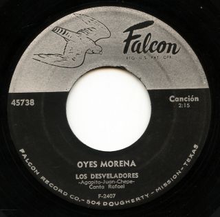 Rare Latin 45 - Los Desveladores - Oyes Morena - Falcon 45738