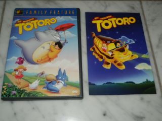 My Neighbor Totoro Dvd Miyazaki 2002 Family Feature,  Insert Fox Rare Oop
