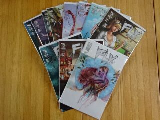 Rare Set Of Fly: The Fall 1 - 5 Comic Books Variants Zenescope