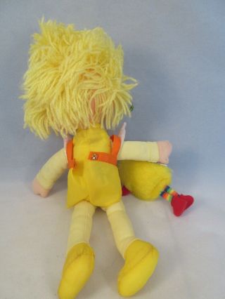 Vintage 1983 Rainbow Brite Canary Yellow Plush 10” Mattel Hallmark,  with Sprite 2