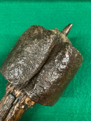 Rare Antique Log Dog Maul - Primitive Logging Tool 2