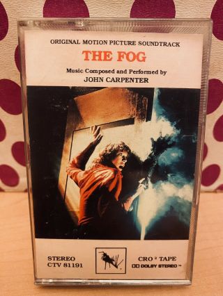 The Fog Soundtrack 1984 John Carpenter Cassette Tape Horror Rare