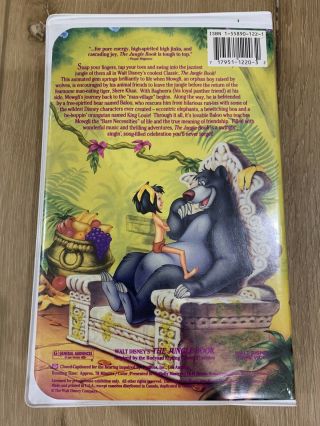 The Jungle Book The Black Diamond Classic Walt Disney Rare VHS 2