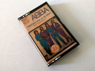 Abba Gracias Por La Musica - Cassette Tape Argentina Pressing Vg,  Rare