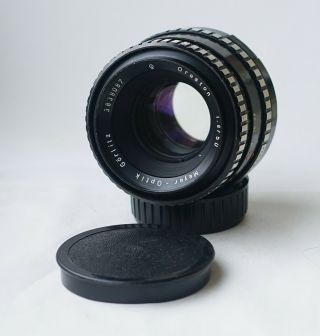 Rare Meyer - Optik Gorlitz Oreston F/1.  8 50mm Zebra Lens M42 Unique Bokeh