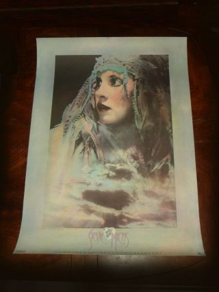 Ultra Rare Stevie Nicks " The Wild Heart " 1983 Modern Atco Records Promo Poster