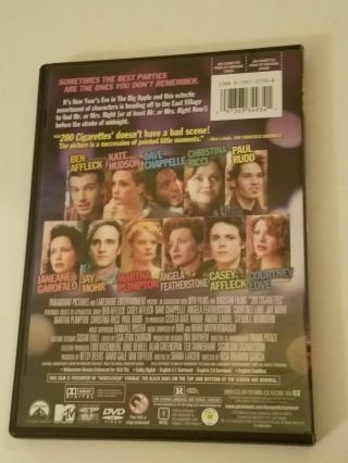 200 CIGARETTES (DVD) ACTION COMEDY DRAMA CULT OOP RARE MTV 2