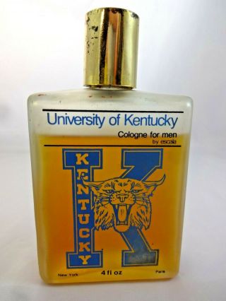 Vintage Uk University Of Kentucky Wildcats Cologne For Men By Escala Rare