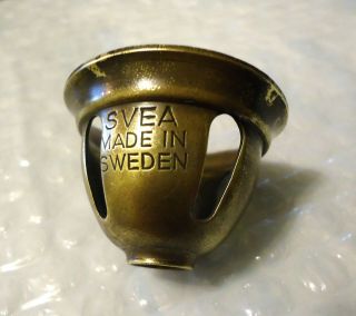 Vintage Brass Max Sievert Svea 123 Stove Burner Bell