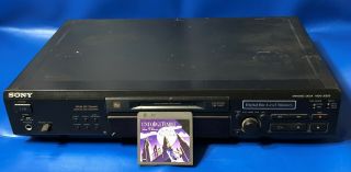 Rare Sony Mds - Je520 Minidisc Player & Recorder With Disc Md Deck No Remote
