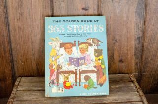 Vintage Richard Scarry The Golden Book Of 365 Stories Hardcover 1968