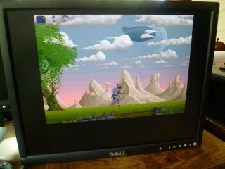 Dell 2001fp Lcd Monitor Rare Compatible With Commodore Amiga 15 Khz Retro Gaming