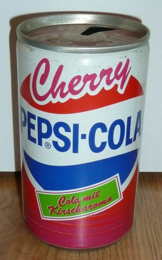 Old Rare Pepsi Cola Cherry 330ml Soda Can Germany Cans
