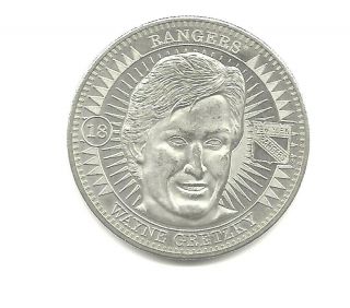 Ultra Rare Wayne Gretzky 1997 - 98 Pinnacle " Silver " Coin 18