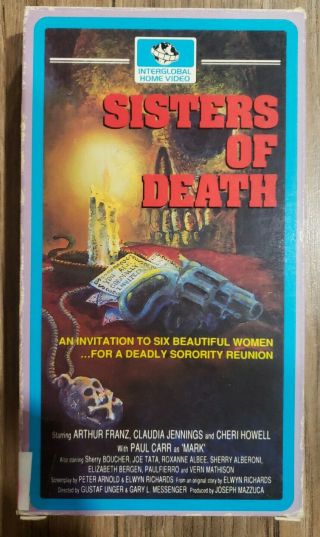 Sisters Of Death (1976) On Vhs Cult Thriller Horror Oop Interglobal Release Rare