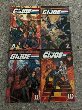Classic G.  I.  Joe Vol 5 7 8 10 Tpb Idw Marvel Rare