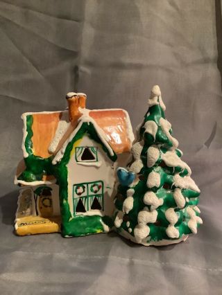 Dept 56 " Gabled Cottage " (1976) Snow Village Rare Piece