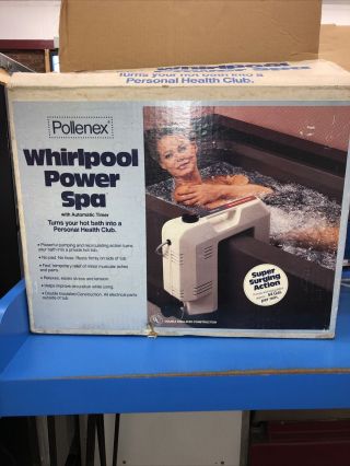 Pollenex Whirlpool Bathtub Power Spa Model Wb1925 Whirlpool At Home Rare