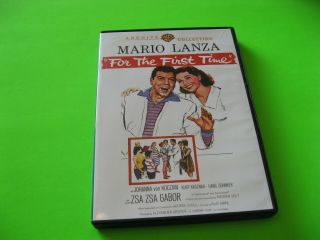 For The First Time (dvd,  2012) Rare Mario Lanza,  Zsa Zsa Gabor