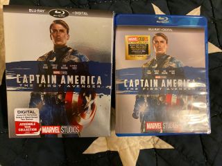 Captain America: The First Avenger (blu - Ray 2017,  Rare Slipcover No Digital