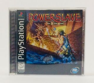 Powerslave (sony Playstation 1 Ps1 1996) Rare & Complete One Owner