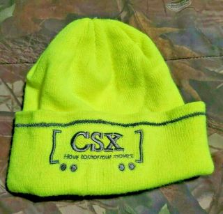 Rare Like - Csx Railroad High Visibility Albany Division Winter Knit Cap
