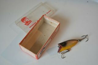 Vintage Heddon Tiny Lucky 13 370 Pg Boxed