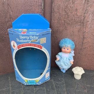Strawberry Shortcake Berry Baby Doll Blueberry Muffin From Kenner