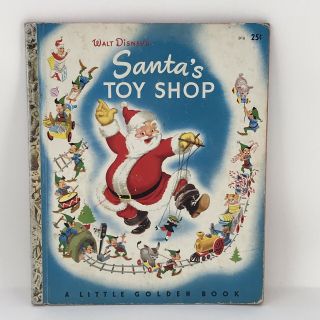 Vintage 1950 Walt Disneys Santa 