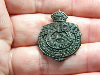 Un Researched Vintage Military ? Badge / Mount Artefact Metal Detecting Detector