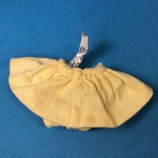 1954 Vogue Ginny Doll 130 For Rain Or Shine Yellow Knit Bottoms Skirt
